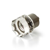 Schaub and Company City Lights 1-1/8 " Contemporary Luxe Luxury Crystal and Solid Brass Cabinet / Drawer Knob Oil Rubbed Bronze
