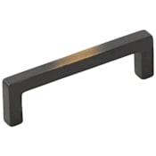 Schaub and Company Vinci 3-1/2" Center to Center Handle Luxury Solid Bronze Cabinet Handle / Drawer Pull / Made in Italy Antique Bronze