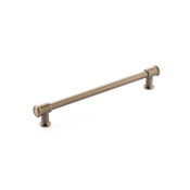 Schaub and Company Steamworks 8" Center to Center Contemporary Industrial Cabinet Handle Pull Brushed Bronze