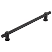 Schaub and Company Fonce 12" Center to Center Concealed Screw Bar Solid Brass Luxury Appliance Handle / Pull Matte Black