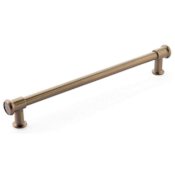 Schaub and Company Steamworks 12" Center to Center Concealed Screw Bar Appliance Pull Brushed Bronze