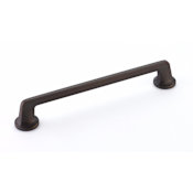 Schaub and Company Northport 8" Center to Center Contemporary Nautical Cabinet Handle Pull with Round Post Bases Ancient Bronze