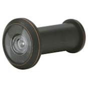 Schlage 190 Degree Wide Angle Door Viewer Aged Bronze