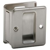 Schlage 1-3/4-Inch x 2-1/4-Inch Passage Pocket Door Pull Satin Nickel
