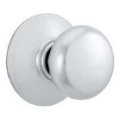 Schlage Plymouth Privacy Door Knob Set Satin Chrome
