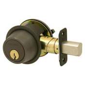 Schlage B500-Series Single Cylinder Grade 2 Classroom Deadbolt with Adjustable Backset Oil Rubbed Bronze