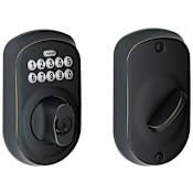 Schlage Plymouth Electronic Keypad Single Cylinder Deadbolt Aged Bronze