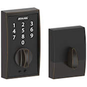 Schlage Century Touch Keyless Touchscreen Deadbolt Aged Bronze
