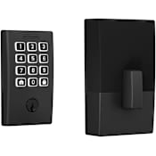 Schlage Arrive Electronic Keyless Entry Touchpad Deadbolt with Century Trim Matte Black