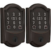 Schlage Encode Plus Camelot Touchscreen Electronic Deadbolt with WiFi - Pack of 2 Aged Bronze