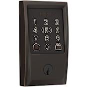 Schlage Encode Plus Century Touchscreen Electronic Deadbolt with WiFi Aged Bronze