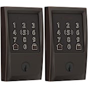 Schlage Encode Plus Century Touchscreen Electronic Deadbolt with WiFi - Pack of 2 Aged Bronze