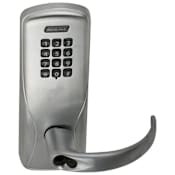 Schlage CO-Series Commercial Electronic Cylindrical Lock with Keypad and Sparta Lever Less Schlage SFIC Cylinder Satin Chrome