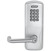 Schlage CO-Series Commercial Electronic Cylindrical Lock with Keypad and Tubular Lever Satin Chrome