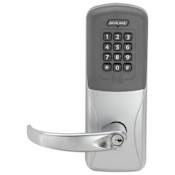 Schlage CO-Series Commercial Electronic Cylindrical Lock with Proximity / Keypad and Sparta Lever Less Schlage FSIC Cylinder Satin Chrome