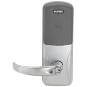Schlage CO-Series Commercial Electronic Cylindrical Lock with Proximity and Sparta Lever Satin Chrome