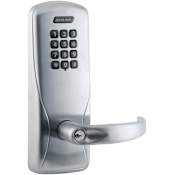 Schlage CO-Series Commercial Electronic Mortise Lock with Keypad and Sparta Lever Satin Chrome