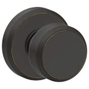 Schlage Bowery Passage Door Knob with Decorative Greyson Trim Aged Bronze