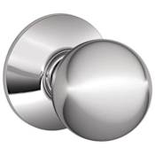 Schlage Orbit Passage Door Knob Set Bright Chrome