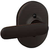 Schlage Davlin Non-Turning One-Sided Dummy Door Lever with Decorative Remsen Trim Aged Bronze