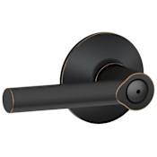 Schlage Broadway Privacy Door Lever Set Aged Bronze