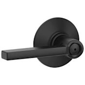 Schlage Latitude Privacy Door Lever Set Matte Black