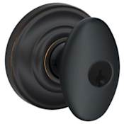 Schlage Siena Keyed Entry Door Knob Set with Decorative Andover Trim Aged Bronze