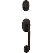 Schlage Remsen Sectional Single Cylinder Keyed Entry Exterior Pack Handleset Aged Bronze