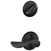 Schlage Champagne Right Handed Single Cylinder Interior Pack - Exterior Handleset Sold Separately Aged Bronze