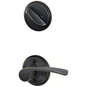 Schlage Merano Left Handed Single Cylinder Interior Pack - Exterior Handleset Sold Separately Aged Bronze