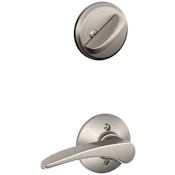Schlage Manhattan Right Handed Single Cylinder Interior Pack - Exterior Handleset Sold Separately Satin Nickel