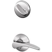 Schlage Manhattan Left Handed Single Cylinder Interior Pack - Exterior Handleset Sold Separately Bright Chrome