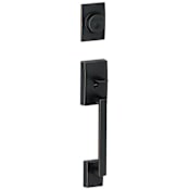 Schlage Century Exterior One-Sided Dummy Handleset - Interior Side Sold Separately Aged Bronze