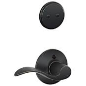 Schlage Accent Right Handed One-Sided Dummy Interior Pack - Exterior Handleset Sold Separately Aged Bronze
