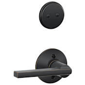 Schlage Latitude One-Sided Dummy Interior Pack - Exterior Handleset Sold Separately Aged Bronze