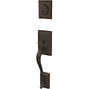 Schlage Custom Addison Keyed Entry Single Cylinder Sectional Handleset - Exterior Only Aged Bronze