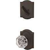 Schlage Custom Alexandria Single Cylinder Sectional Interior Pack with Camelot Rose Aged Bronze