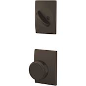 Schlage Custom Bowery Single Cylinder Sectional Interior Pack with Century Rose Aged Bronze