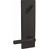 Schlage Custom Broadway Single Cylinder Full Plate Interior Pack with Century Rose - Exterior Handleset Sold Separately Aged Bronze