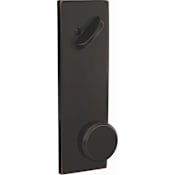 Schlage Custom Bowery Single Cylinder Full Plate Interior Pack with Century Trim Aged Bronze