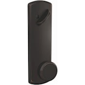 Schlage Custom Bowery Single Cylinder Full Plate Interior Pack with Greenwich Rose - Exterior Handleset Sold Separately Aged Bronze