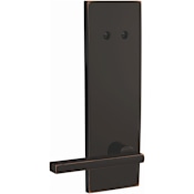 Schlage Custom Latitude One-Sided 3/4 Trim Dummy Interior Pack with Century Trim - Exterior Handleset Sold Separately Aged Bronze