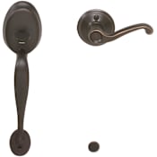 Schlage Plymouth Lower Handleset for Schlage Deadbolts with Flair Interior Left Handed Lever Aged Bronze