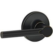 Schlage Broadway Passage Door Lever Set from the J-Series Aged Bronze
