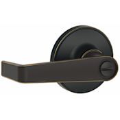 Schlage Marin Privacy Door Lever Set from the J-Series Aged Bronze