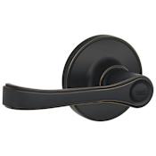 Schlage Torino Privacy Door Lever Set from the J-Series Aged Bronze