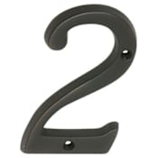 Schlage Classic House Number 2 Aged Bronze