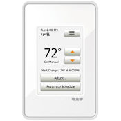 Schluter Systems Ditra-Heat Programmable Touch Thermostat Bright White