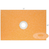 Schluter Systems Kerdi-Shower-T/-TS/-TT 48" x 72" Shower Tray - Center Drain Placement Orange