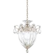 Schonbek Bagatelle 8" Wide Crystal Mini Pendant Antique Silver